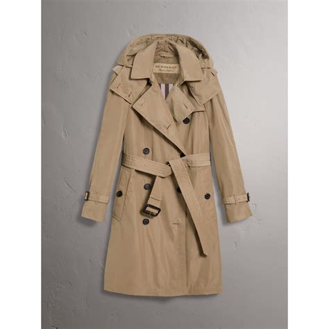 burberry brit trench coat with removable hood sisal